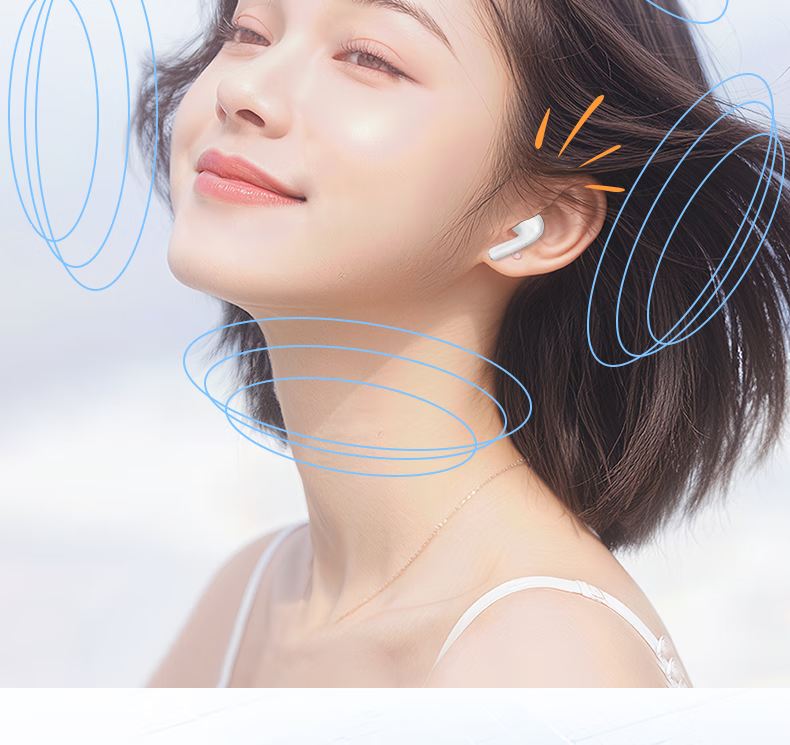 HP H20GSE Bluetooth Headphones, Lightweight, Bluetooth 6.0, Low Latency, Long Battery Life, Gaming And Music Headphones, Compatible with Apple, Huawei, Xiaomi, OPPO Phones 2