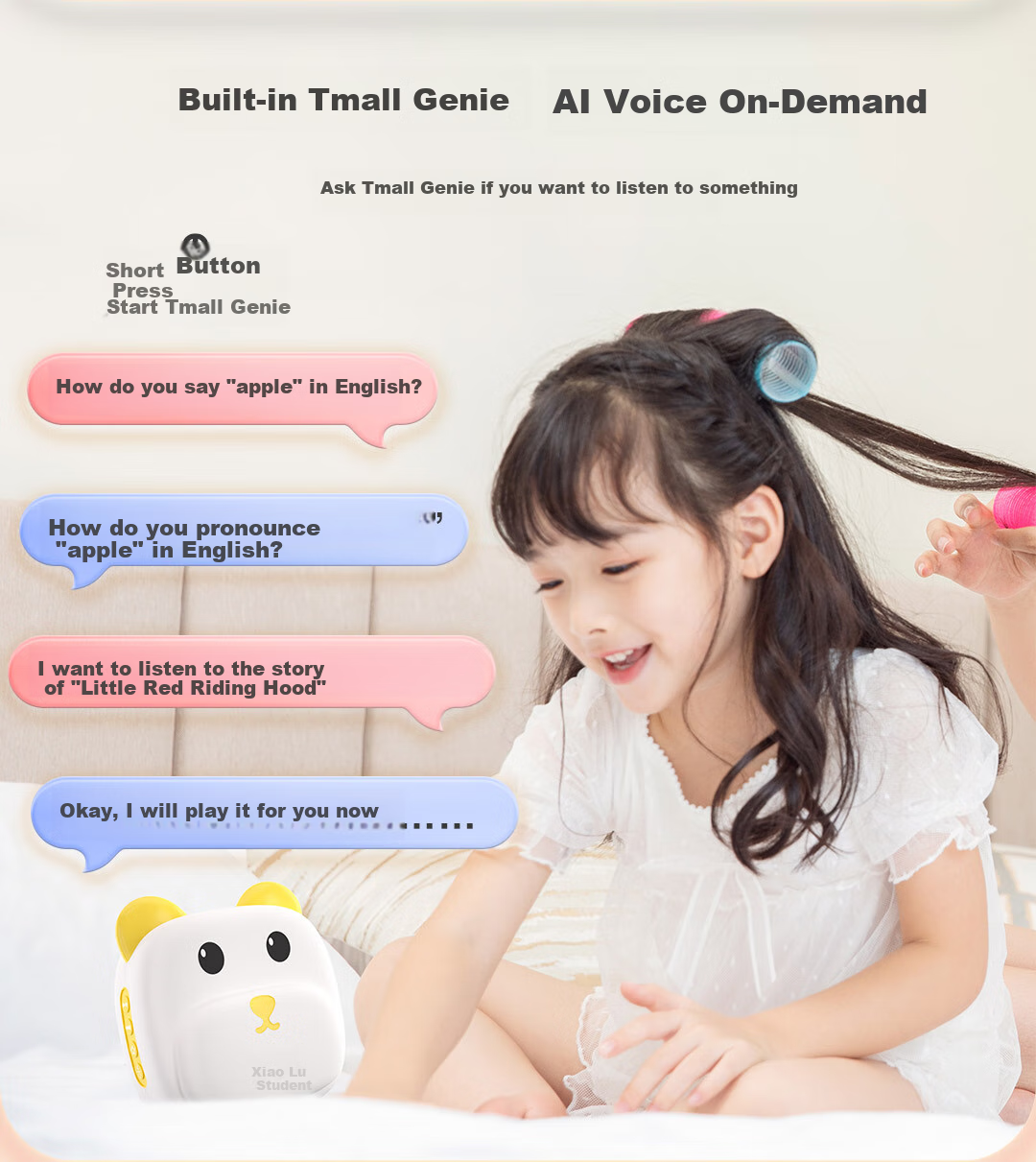 Bei Lin Xiaoyue Tongxue [Cantonese Family Photo], Cantonese Story Machine + 5 Sound Books, Birthday Gift for Boys And Girls 8