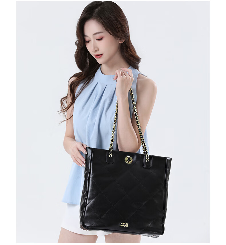Disney Handbag, Women's Tote Bag, Large Capacity Commuter Bag, Light Luxury Mickey Mouse Shoulder Bag, Gift Box Packaging, Birthday Gift for Wome 9