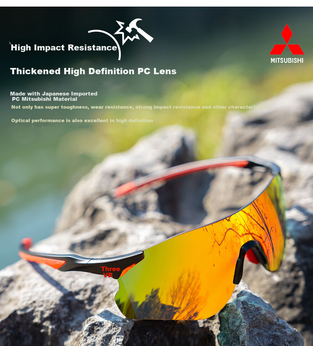 EVR Cycling Glasses with Transparent Smart Photochromic Lenses + Black And White Temple Arms 5