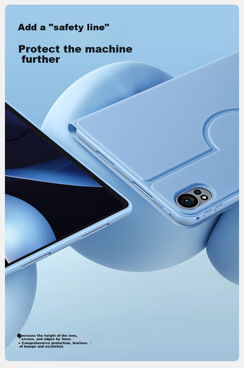 Shanmo Compatible with Huawei MatePad Air 12-Inch Protective Case, for 2025 MatePad Air, Rotatable Horizontal And Vertical Full Protection Soft Light Version Universal Fit 6