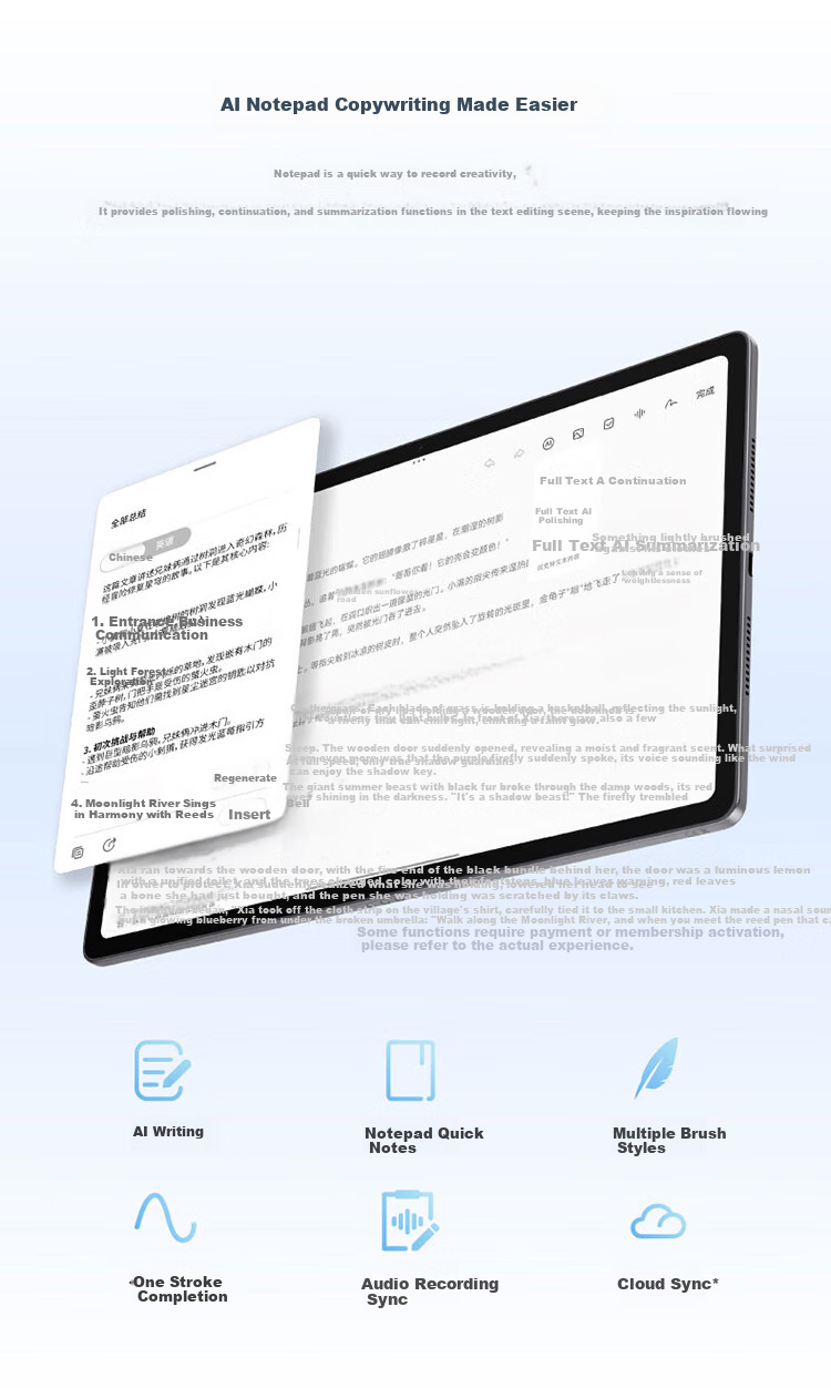 Lenovo Xiaoxin Tablet, 12.1-Inch 2.5K Ultra-Clear Display, 10000mAh Long Battery Life, Entertainment And Learning, Flagship AI Performance, 8+128GB Gray 15