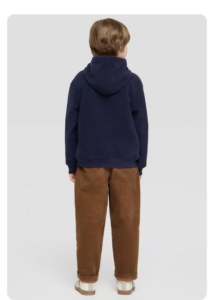 GAP Kids Unisex Autumn Logo Fleece Hoodie 804638 19