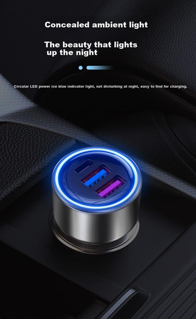 Newsmy 66W/100W Car Charger, Super Fast Charging Cigarette Lighter Adapter, Dual USB Ports [100/66W+PD45W] 9