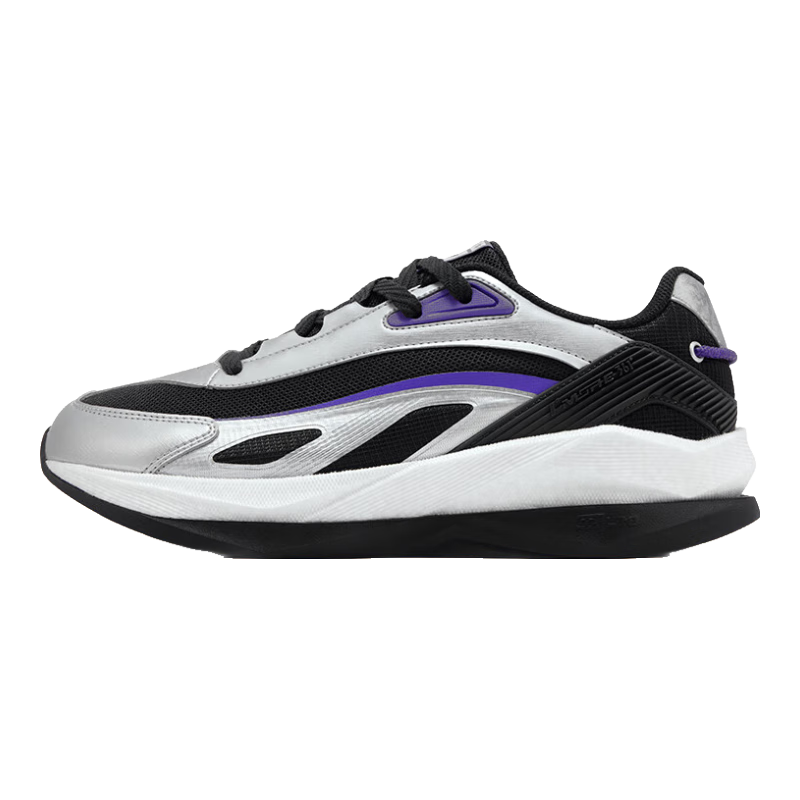 361° Flying Ship Sneakers for Men, Autumn Thick-Soled Retro Casual Shoes, Running Outdoor Shock-Absorbing Shoes, 672536701-5