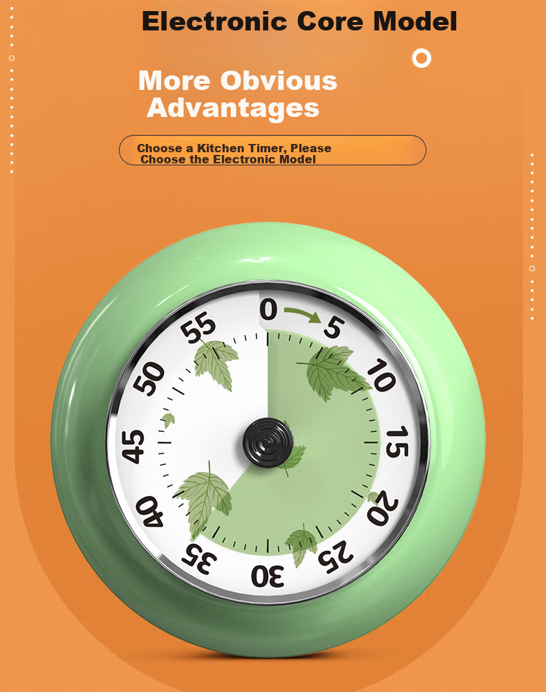 Timess Visual Timer, Kitchen Cooking Multifunctional Timer, Time Management Tool, Children's Dopamine, Back-To Season Gift 3