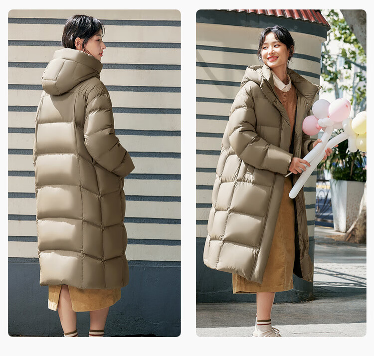 SNOWFLYING 2025 New Casual Fashion Artistic Women's Mid-Length Warm Anti-Cold Down Jacket Winter Coat 10