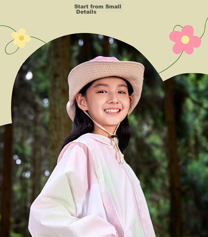 361° Kids Children's Jacket Autumn 2025 Girls Waterproof Woven Two-in-One Thin Jacket Green 150 8