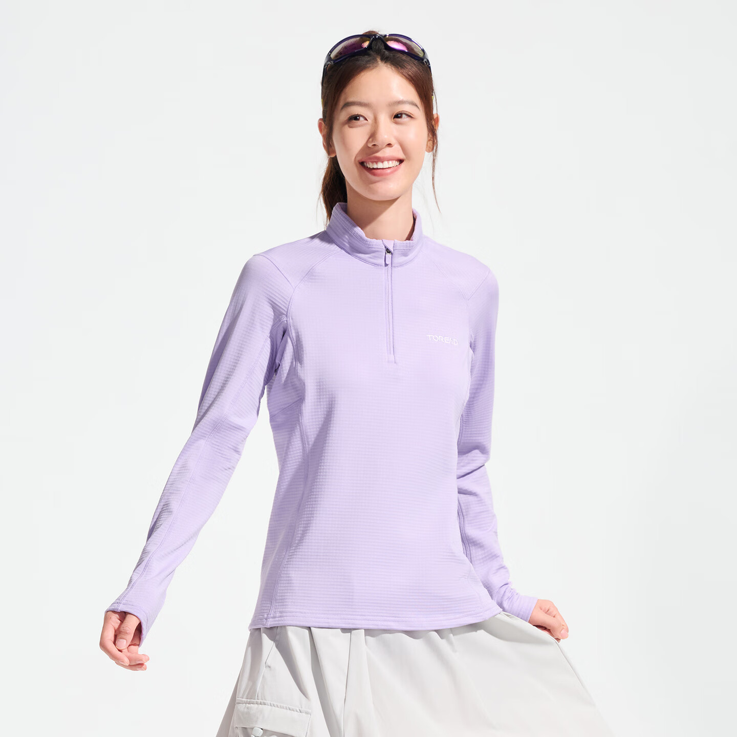 TOREAD Fleece Jacket 25 Autumn Winter Couples Ultra-Light Pullover Anti-Static Warm Casual Base Layer TACCAN92006