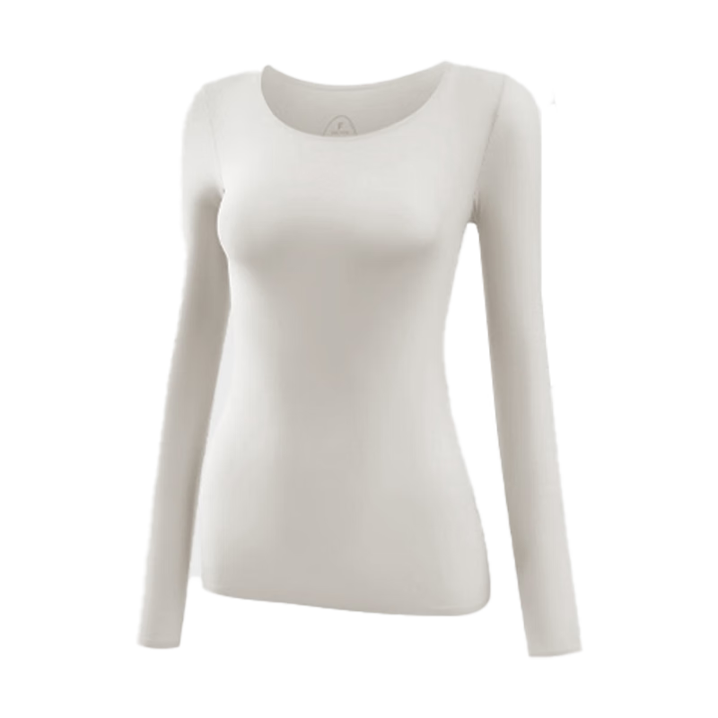 Hug Cotton Ultra-Thin Hyaluronic Acid Antibacterial Skin-Beautifying Thermal Base Layer Top for Spring and Autumn