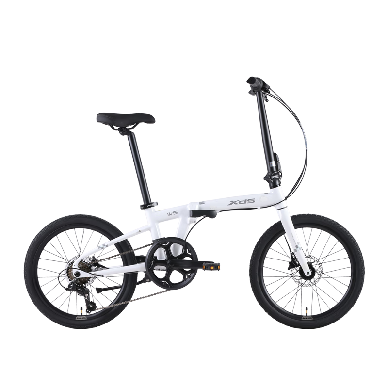 Складной велосипед XDS 25 Model W5, 6 скоростей, лунный белый, 20 дюймов