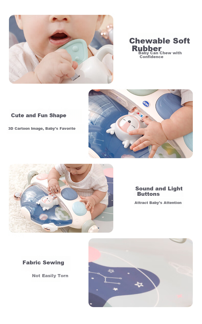 Karcher Little Lion Baby Fitness Frame Foot Piano Newborn Gift 0-1 Year Old Educational Toy Full Moon Present 14