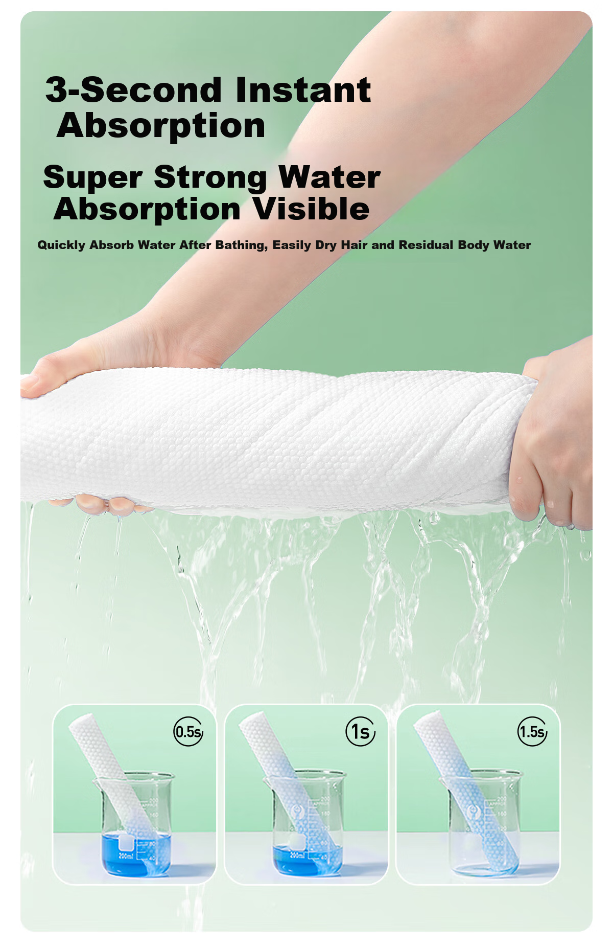 BADIGAO Pure Cotton Disposable Bath Towel, Individually Packaged Travel Accessory, Compressed Towel for Tourism And Hotels, Thickened And Enlarged 3