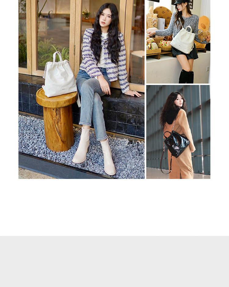 JUST STAR Zhao Zhaoyi's Same Style Backpack for Women, 2026 New Light Luxury Lightweight Travel Backpack, School Bag, Birthday Gift 5
