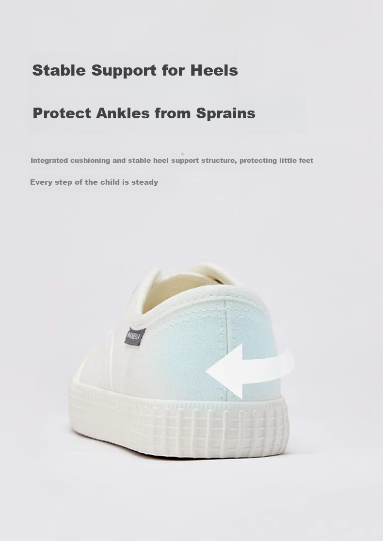 DAVE & BELLA Children's Canvas Shoes Spring 2024, Boys' Casual Shoes, Girls' Trendy Sneakers, Soft-Soled Shoes for Toddlers 4