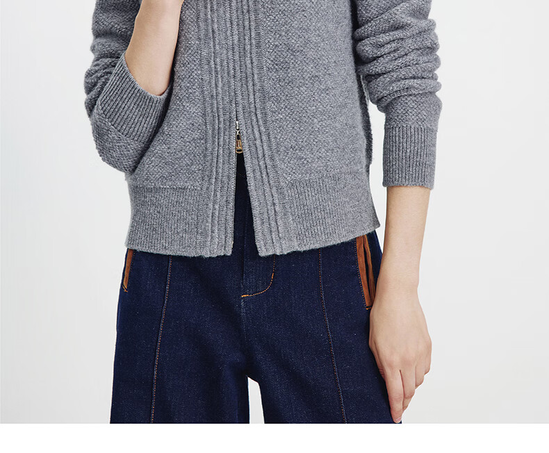Navikail Italian Small Sailboat 25 Autumn Winter Women's Wool Sweater Full Wool Cardigan Casual Knit Jacket 2334095508 6