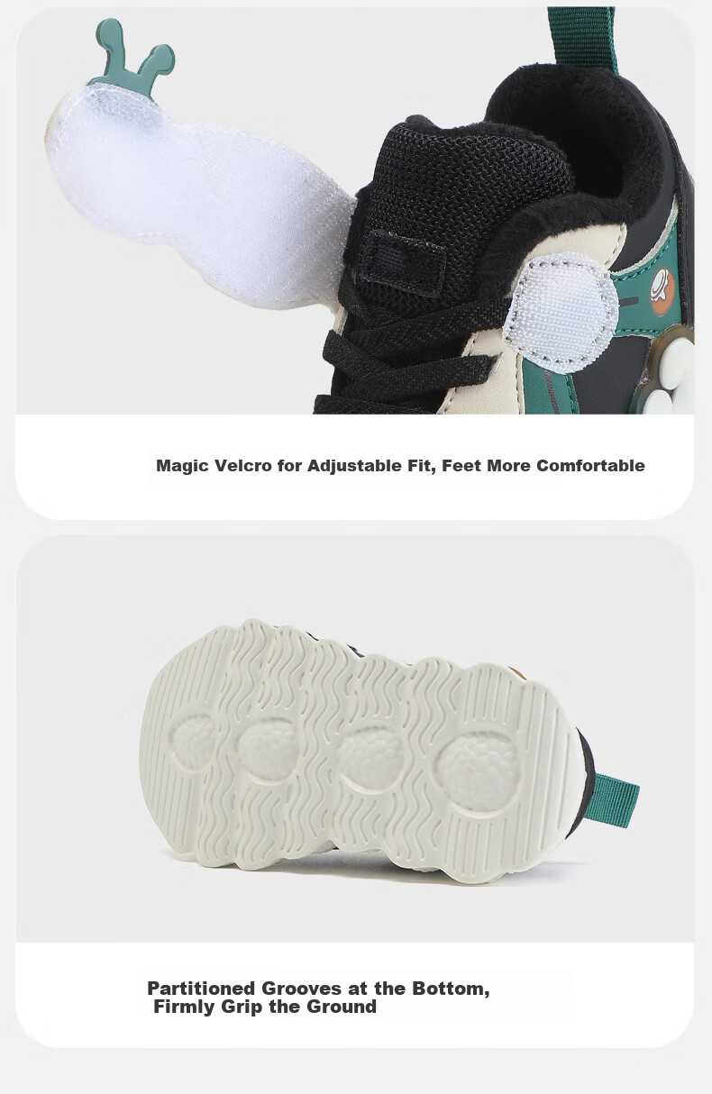 Minibala [Children's Light-Up Shoes], New Baby Walking Shoes, Toddler Casual Sneakers, Boys And Girls Glow-In Shoes 15