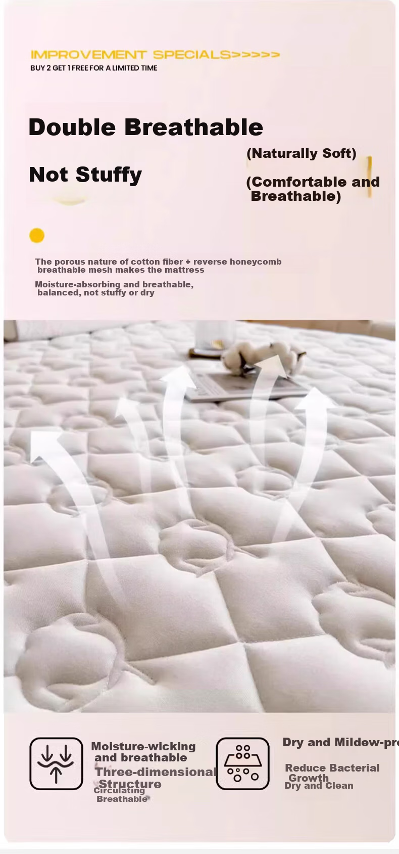 Nanjiren Class A Cotton Mattress, Xinjiang Cotton Mattress Pad, All-Season Student Dormitory Mat, Foldable Soft Pad, 120*200cm 9