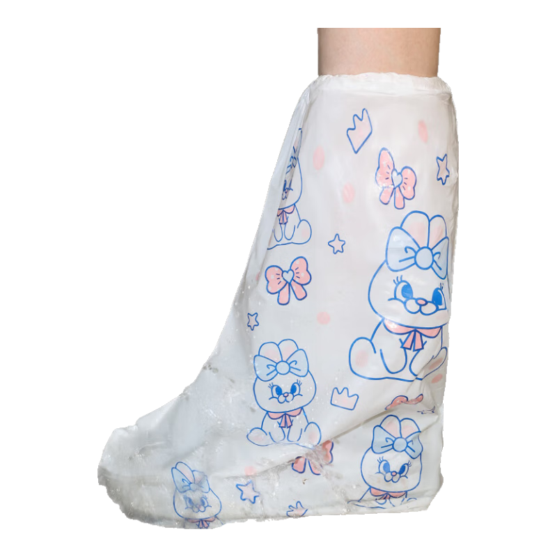 Liomirror Disposable Rain Shoe Covers 10pcs Kids Waterproof Non-slip Durable Cute Cartoon Bunny