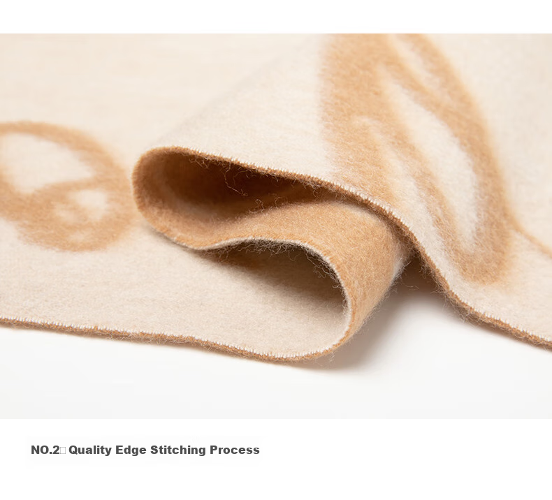 Siggi Wool Scarf for Women, Autumn And Winter Letter Shawl, Thickened Warm Simple Neck Wrap, Birthday Christmas Gift Box Set for Wome 33
