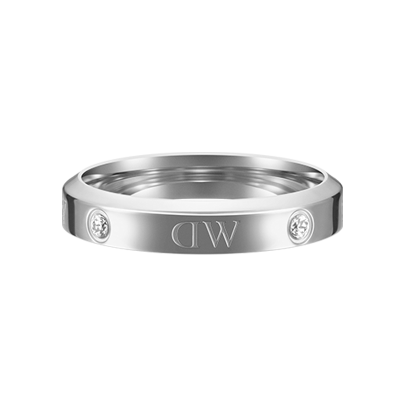 DanielWellington DW Ring for Women, Starry Sky Silver Ring Size 48, Couple's Style DW232 Birthday Gift for Girls