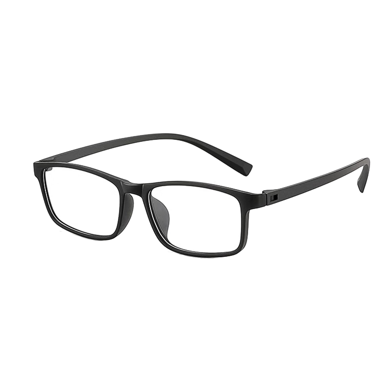 Jimmy Orange Men's Reading Glasses HD Glass Lenses Lightweight Fashion Scratch-Resistant Durable Presbyopia Glasses 200 Degree