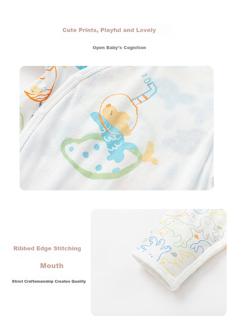 BALABALA Baby Romper, Newborn Infant Onesie, Short-Sleeve Bodysuit, 2026 Summer Collection, Breathable Animal Design, Cute And Fu 7