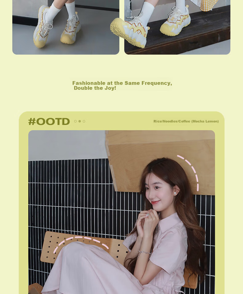 CAMEL [Dilireba's Same Style] Neng Meng Chou Meng Women's Sneakers Casual Sports Shoes L25A202062 Beige/gray 38 16