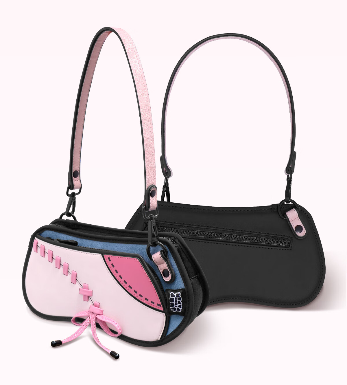 JumpFromPaper Birthday Gift Dune Bag Commuter Underarm Bag Crossbody Bag Women's Bag Shoulder Bag Gift Ice Blue 3