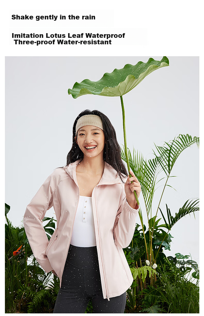 MOLY VIVI Slim Waist Soft Shell Jacket for Women, Waist-Cinching Coat, Spring And Autumn New Style, Windproof And Waterproof Outdoor Hiking Wear, Moli Weivei 3