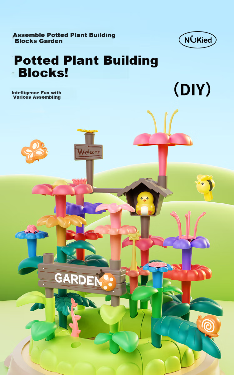 Niuqi Large Building Blocks Toy 3-6 Years Old 3D Creative Multi-Dimensional Soft Blocks Early Education Educational Gift 1