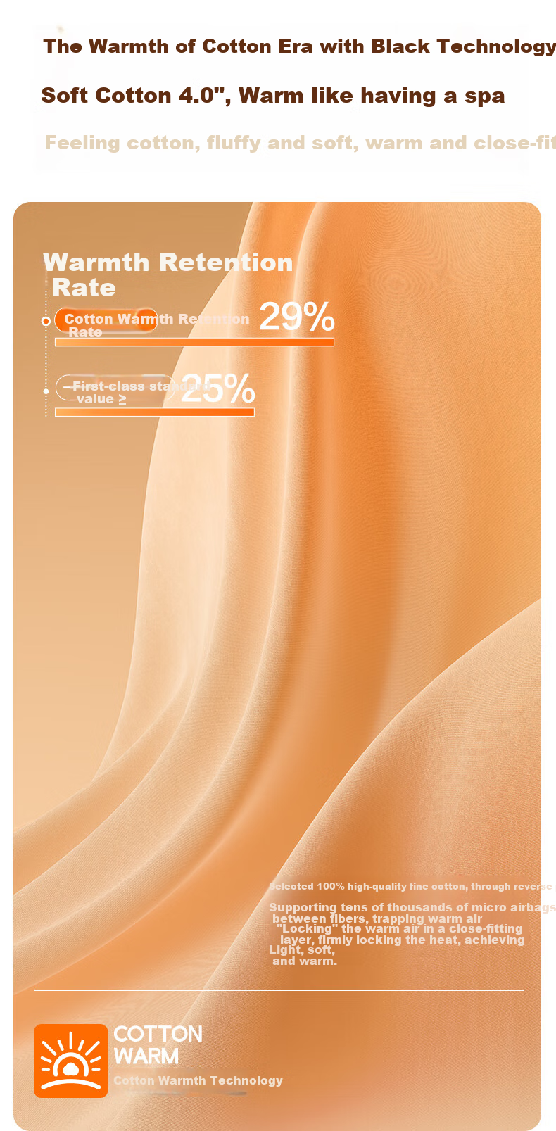 PurCotton Mall Edition Soft Cotton 4.0 Thermal Underwear 7A Antibacterial Anti-Static Lightweight Warm Autumn Top and Bottom for Men and Women 6