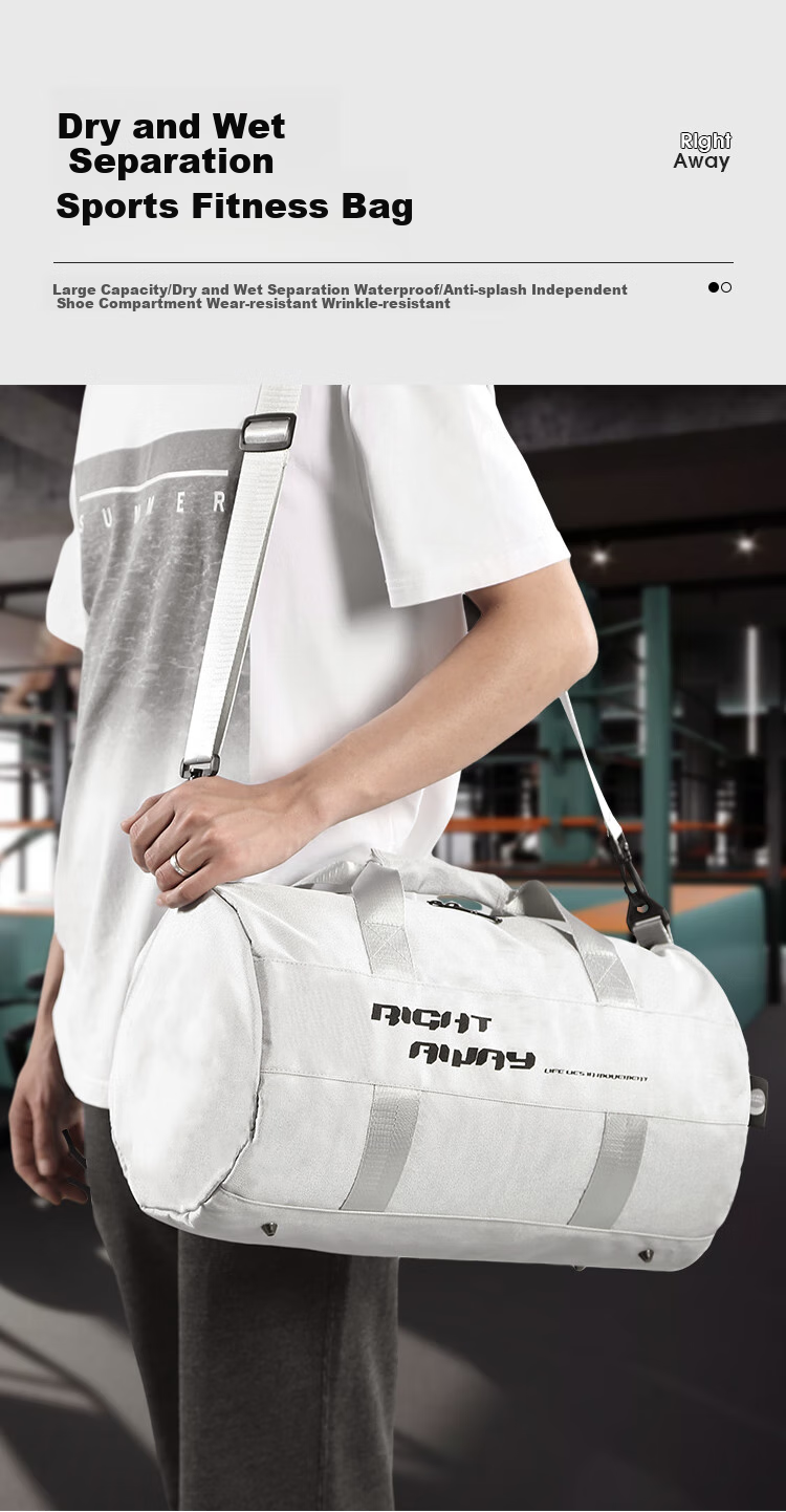 Lehuolvxing Gym Bag with Wet And Dry Separation, Men's Swimming Sports Basketball Backpack, Training Badminton Travel Handheld Luggage Bag for Me 2