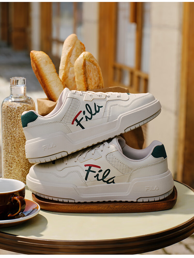 FILA Official [Yi Yangqianxi Edition] Men's Retro Square Casual Sneakers 28