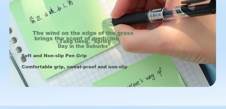 BEIFA Beifa Direct Ink Quick-Dry Rollerball Pen Signature Pen High-Capacity Writing Carbon Pen Smooth for Teachers and Students Assorted Colors 15-Pack Back-to-School Essential 9