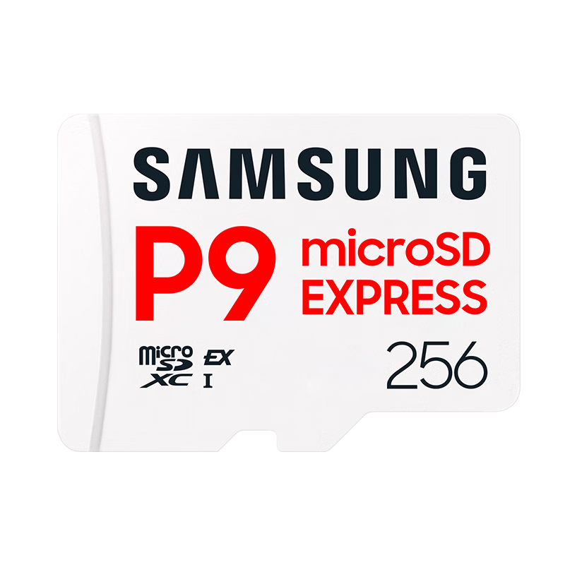 SAMSUNG 256GB TF (MicroSD Express) P9 Solid State Storage Card for Switch 2 Game Console, Sports Camera, Drone Memory Card, 800MB/s Read Speed