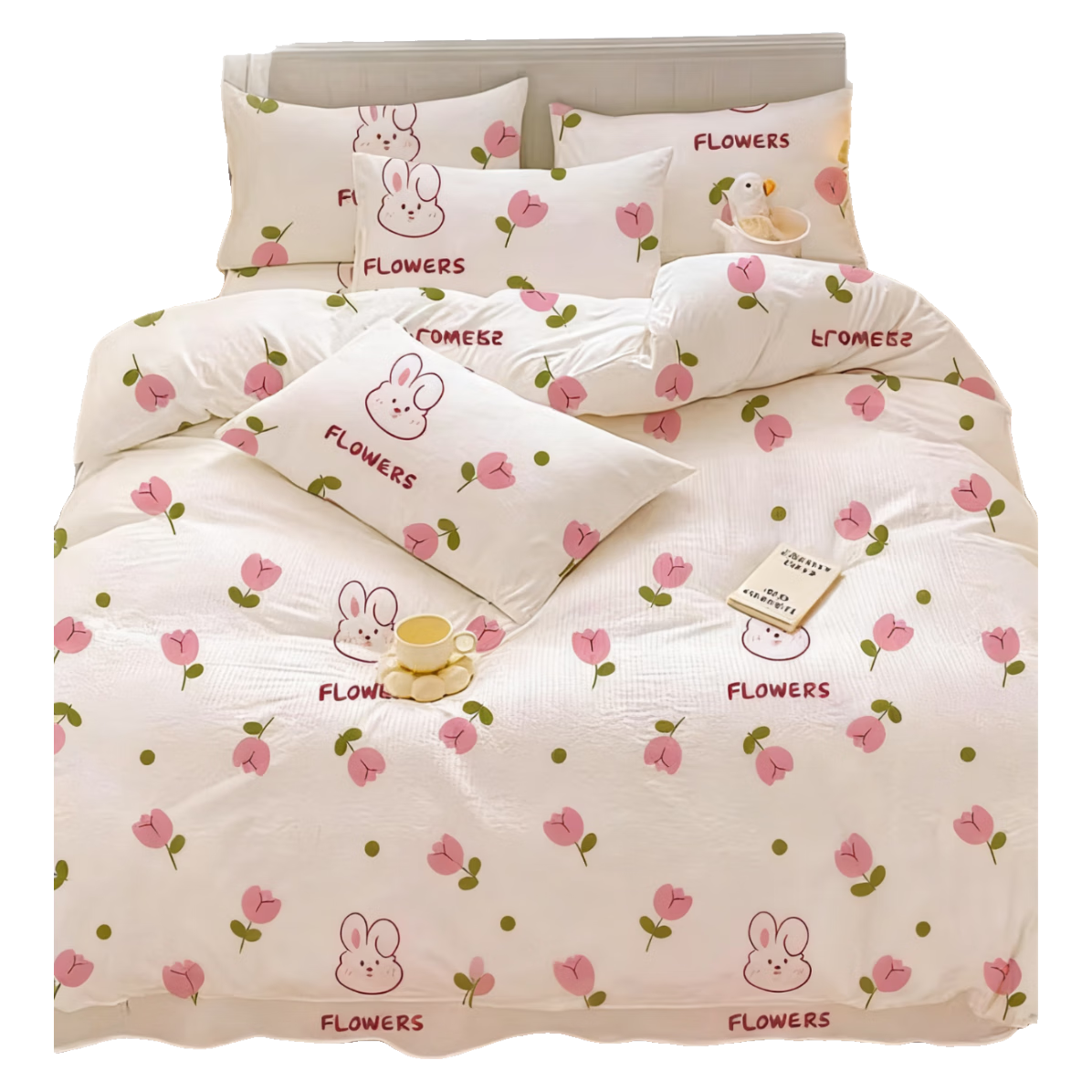 MUJI Disposable Bedding 4-Piece Set Duvet Cover Bed Sheet Pillowcase Travel 3-Piece Hotel Thickened Class A