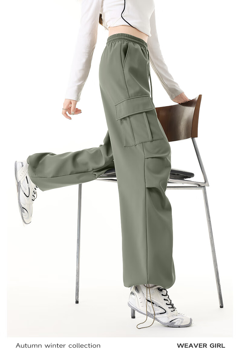 MJ STYLE Triple-Protection Workwear Straight-Leg Pants for Women, New Spring And Autumn 2026 Fashion Versatile Slim-Fit High-Waist Sports Trousers 21