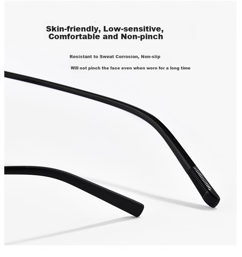 Yupintang Anti-Blue Light Reading Glasses for Men, Ultra-Light Semi-Rimless Business Glasses for Middle-Aged And Elderly Women, Phone Glasses, 150 Degrees, Father's Day Gift 3