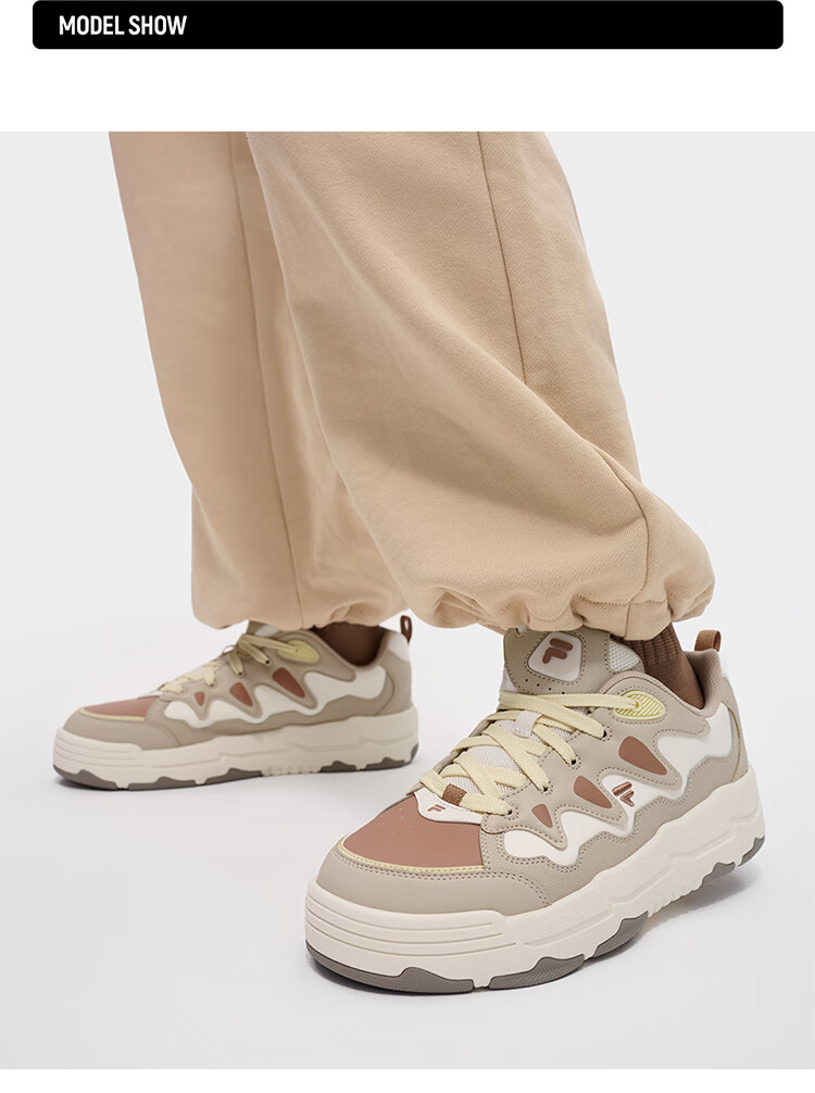 FILA FUSION FILA Trendy Cockle Sneakers Women's Winter Casual Sports Shoes 10