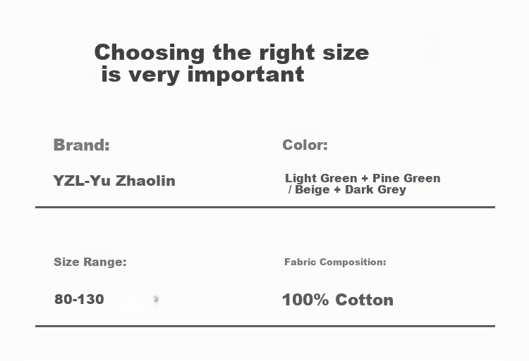 YUZHAOLIN Children's Pajamas Spring Boys' Pure Cotton Home Wear Set Big Kids Clothing Children's Apparel Hand-Drawn Panda Desig 3