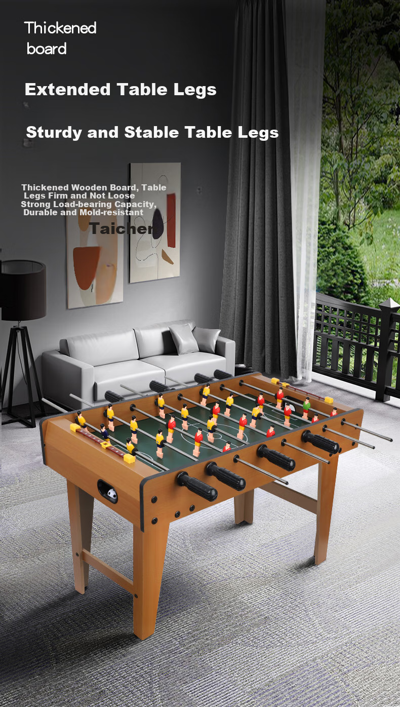 Hongdeng Tabletop High-Leg 8-Rod Soccer Machine Toy, Indoor Two-Player Board Game, Birthday Gift for Boys 2