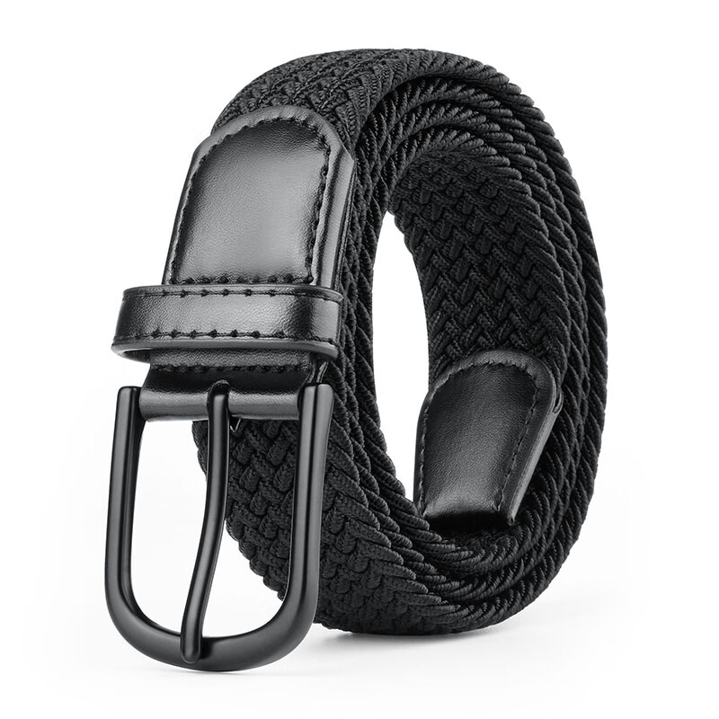 HALFEEL Belt for Men And Women, No Drilling Required, Woven Canvas, Convenient Trouser Belt, Fashionable Elastic Comfortable Belt for Students' Military Training