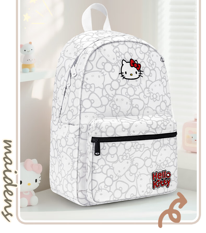 Hello Kitty Backpack for Middle and High School Girls, Ins Style Korean Small Brand, High Aesthetic, Large Capacity Girls' School Bag 4
