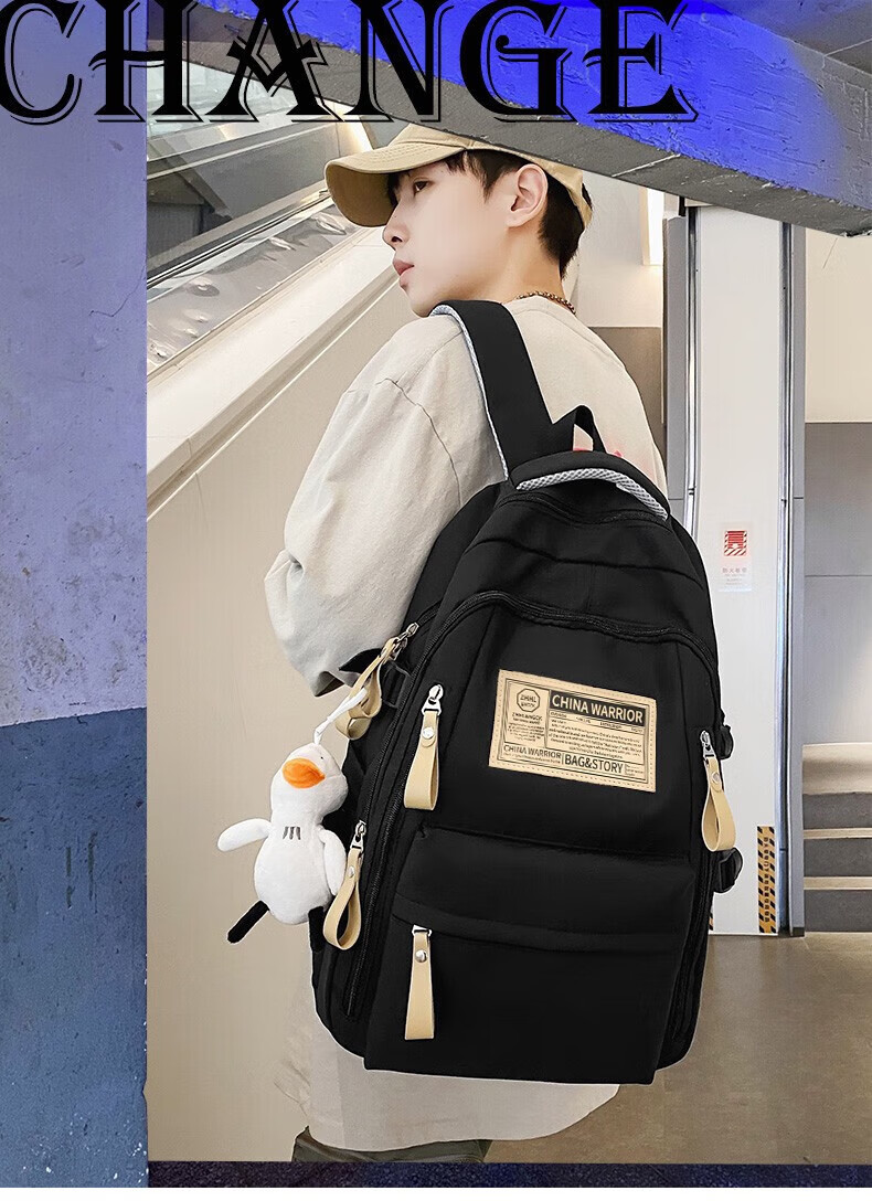 Huili Backpack for Women, College Students, High School Students, Teenage Girls, Casual Simple Lightweight Large Capacity Backpack for Me 1