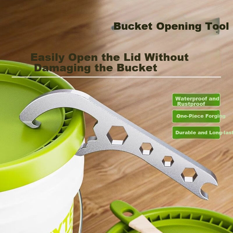Chengyang Stainless Steel Paint Can Opener, Lid Lifter Tool, Paint Can Wrench, Pry Bar, Lid Opener, Multi-Functional And Easy-To 1