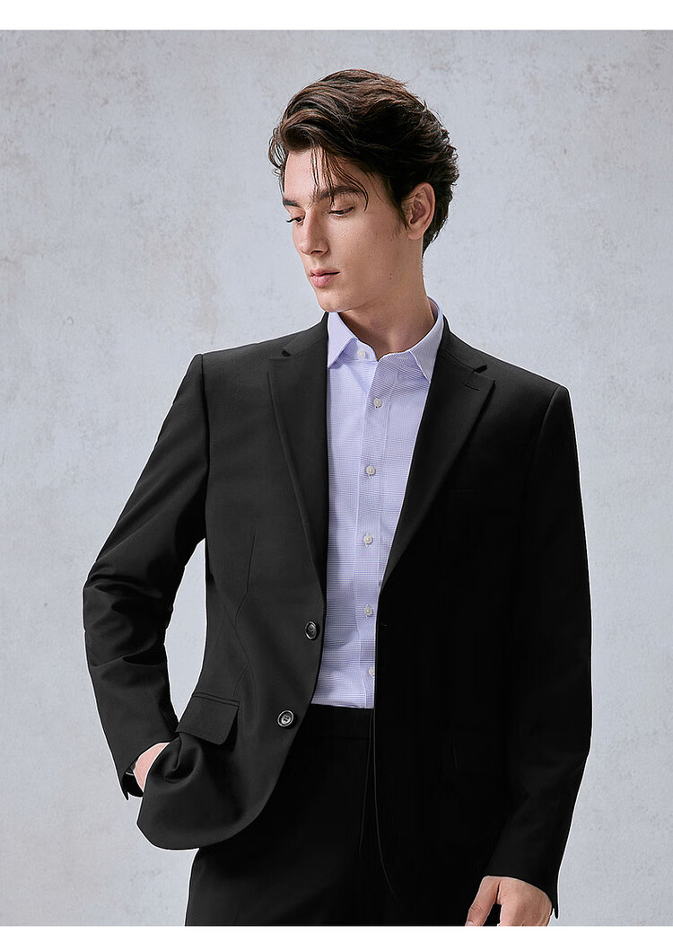 G2000 Antibacterial Multi-Stretch Business Formal Suit for Men, All-Season Office Wear 13