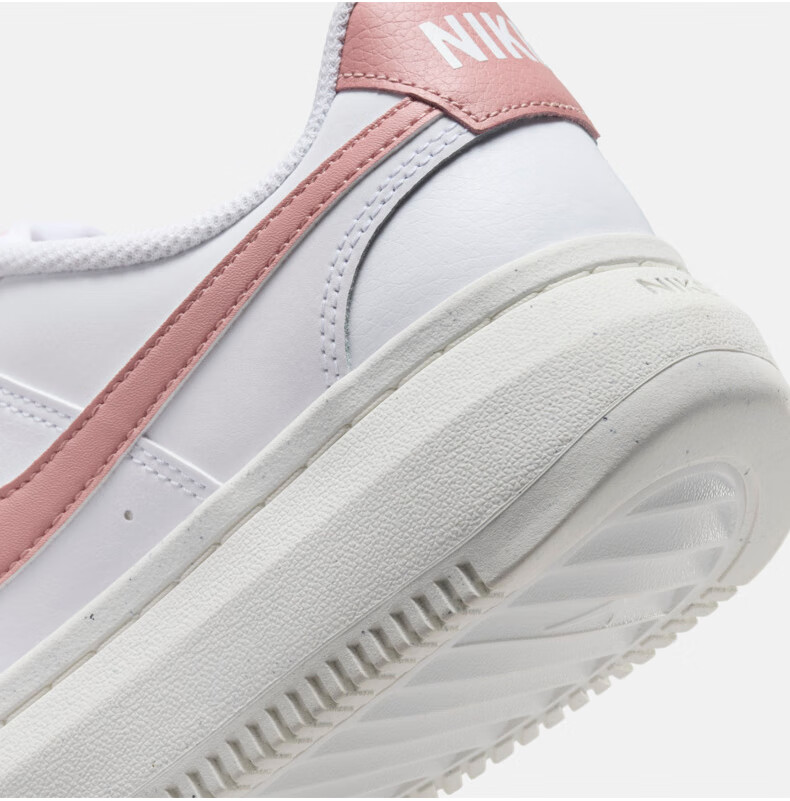 NIKE Women's Court Vision Alta Casual Sports Shoes Shock Absorption DZ5394-102 White Pink Size 39 4