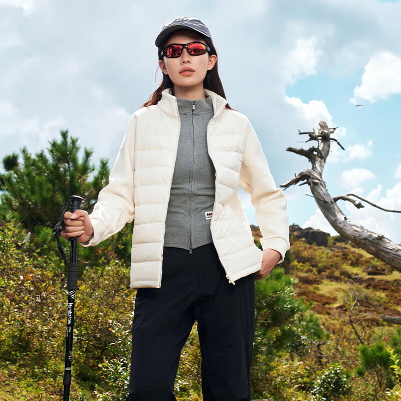Panda Companion Lightweight Down Jacket Liner Women's Coat Autumn Winter 2025 New Duck Down Slim Short Sports Shell Innerwear