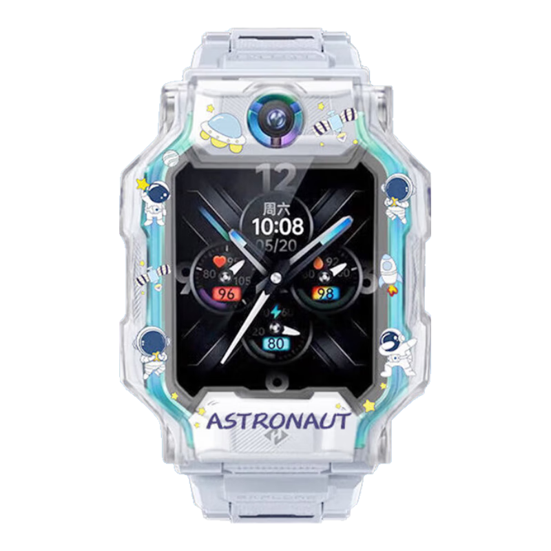ESCASE Protective Case for Xiaotiancail Children's Smartwatch Z9 Youth Edition, Slim Shockproof Anti-Collision Full Coverage Outer Shell Accessory Astronaut Desig